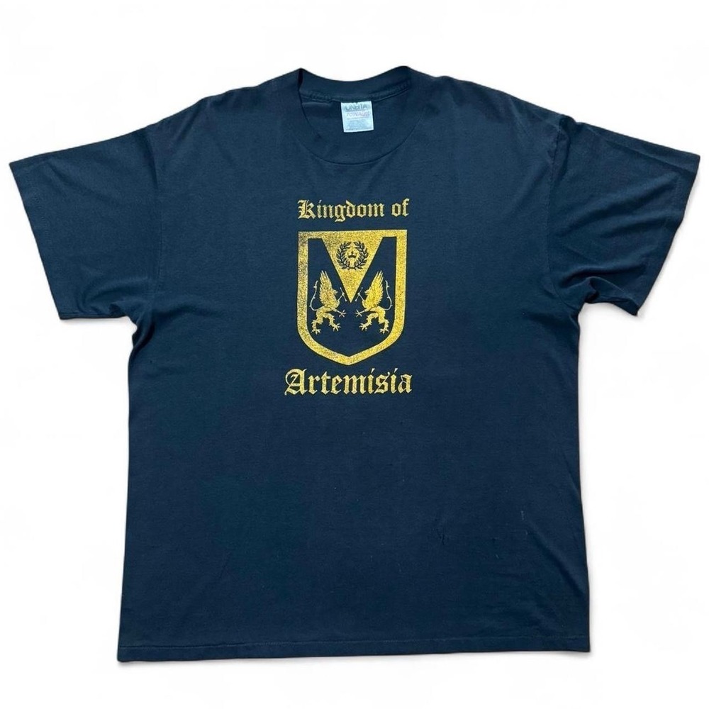 Vintage 90s Kingdom of Artemisia Anachronism Single Stitch Graphic T-shirt XL